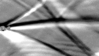 流れ場の新しい可視化技術（Background Oriented Schlieren: BOS）の研究